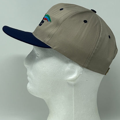 Vintage 90s The Works Hat Baseball Cap The Supreme Cap 6 Panel Snapback Beige