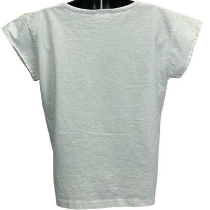 Reebok Tennis Womens Vintage 90s T Shirt White Cotton Made In USA Tee Medium