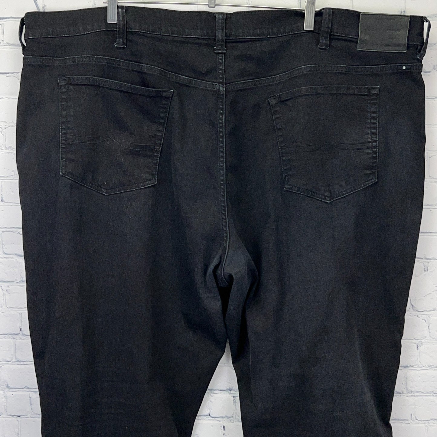 Lucky Brand Denim Jeans Athletic Fit Big and Tall Stretch Black Mens 52x31