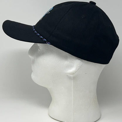 Las Vegas Aces WNBA 30 Seasons Dad Hat Black Rope Cord Strapback Baseball Cap