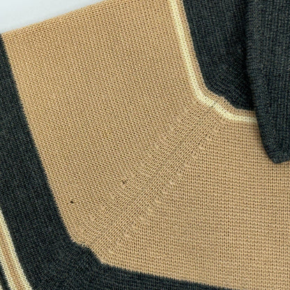 Vintage 60s Wool Sweater Jacket Collared Gia Ninno Joyce Beige Womens S Small