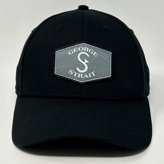 George Strait Hat Baseball Cap Country Western Music 6 Panel Strapback Black