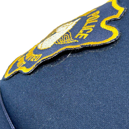 Flint Police Mounted Unit Vintage 80s Trucker Hat Michigan Blue Baseball Cap
