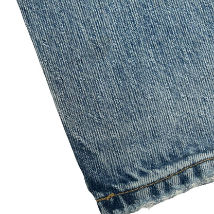 Pantalones vaqueros Lucky Brand 221 de pierna recta para hombre, 29 x 32, denim azul desgastado con efecto bigote