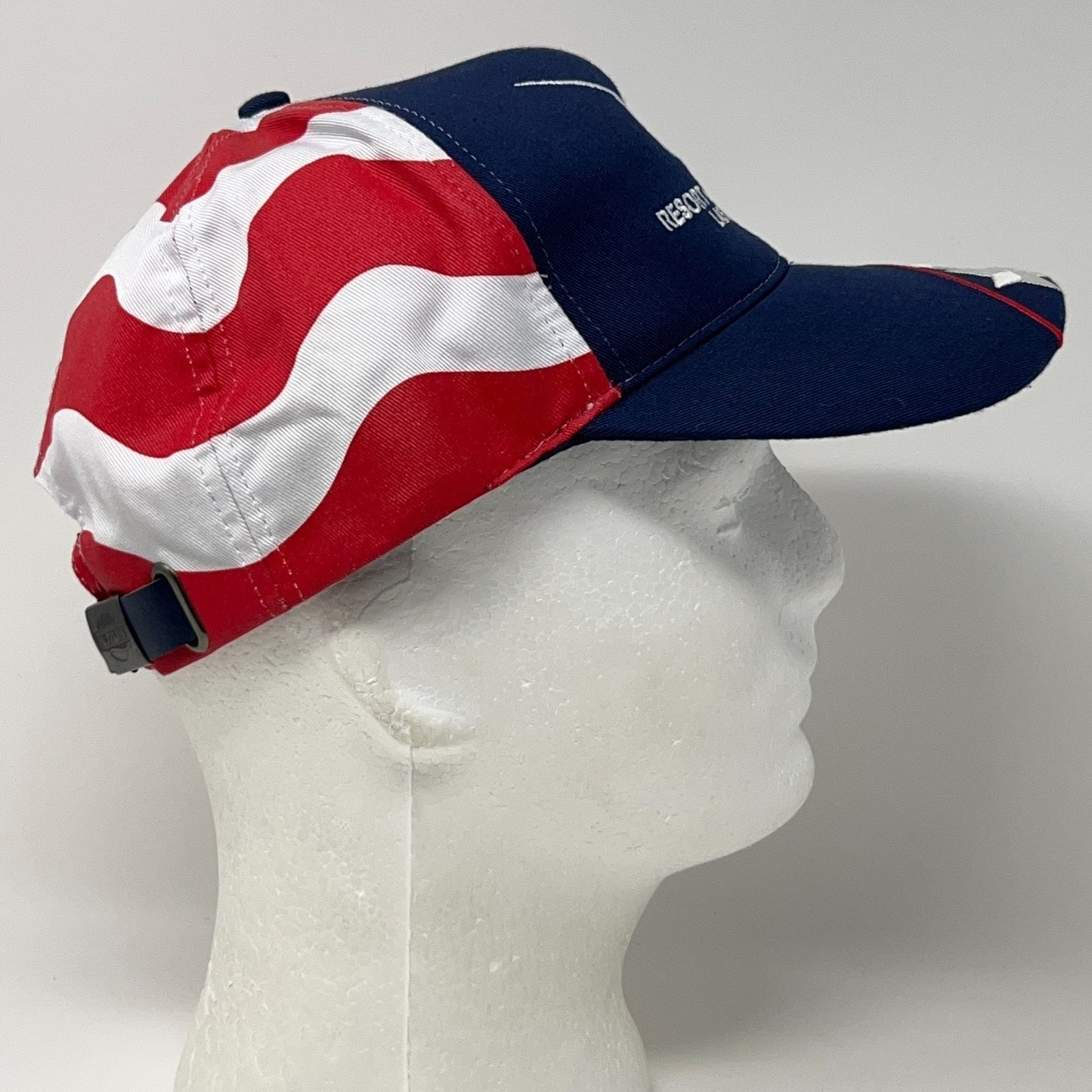 M Resort Las Vegas Hat Baseball Cap Spa Casino USA Flag Patriotic Strapback Blue