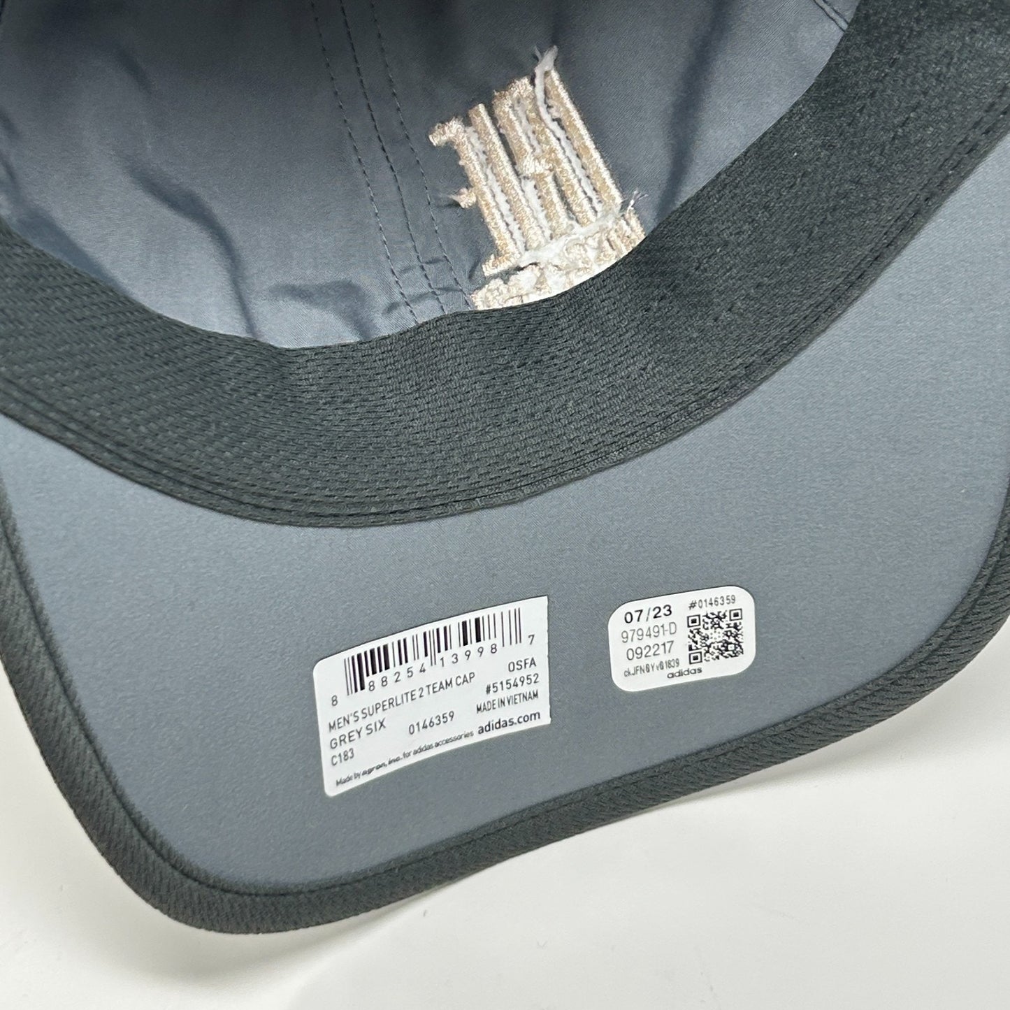 Irie Weekend Adidas Hat Cap Golfing Superlite 2 Aeroready UPF 50 Strapback Gray