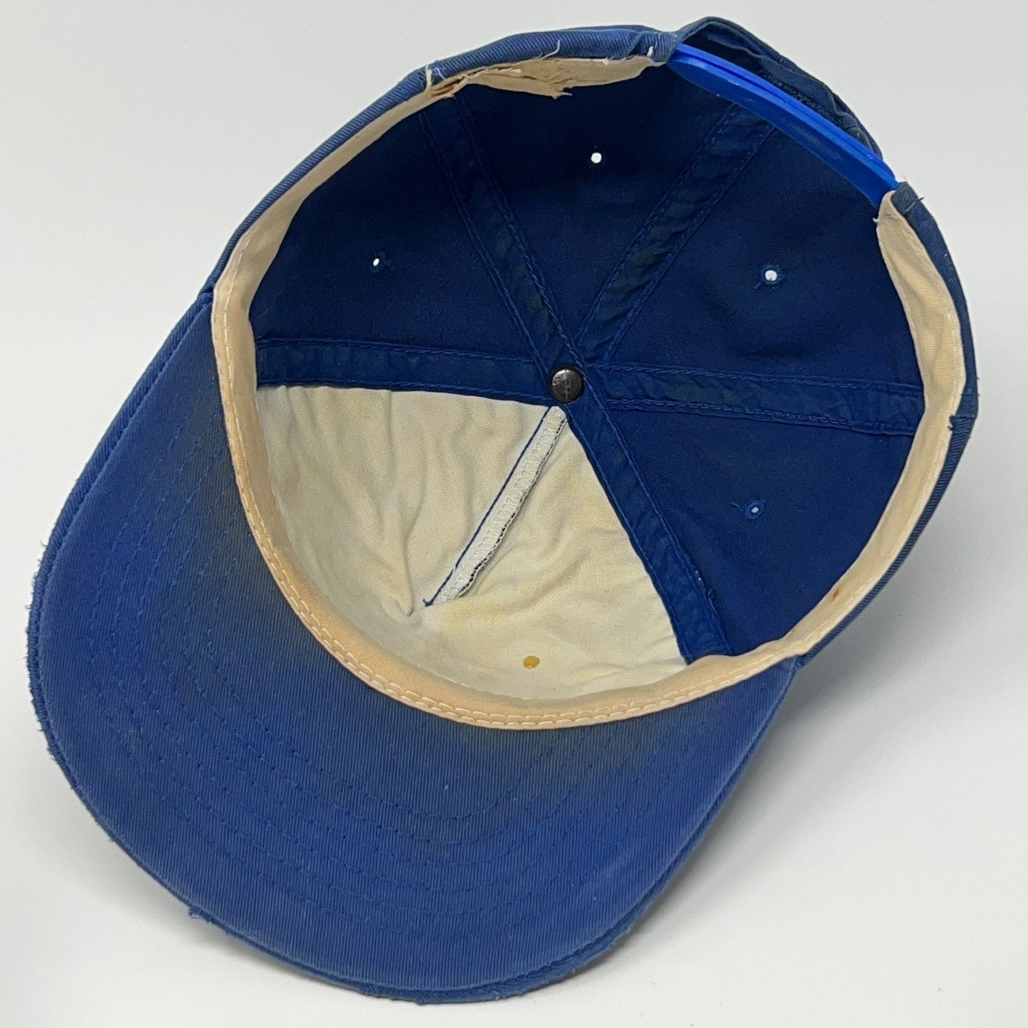 Vintage 90s Street Heart Auto and Diesel Hat Baseball Cap 5 Panel Snapback Blue