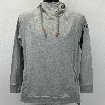 Neff Hooded T Shirt Mens S Small Gray Camouflage Hoodie Long Sleeve Pockets
