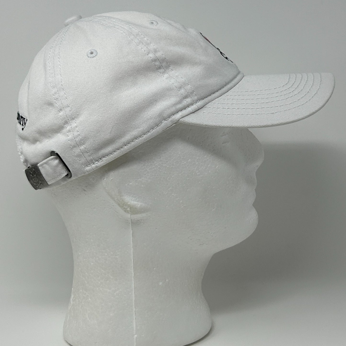 Psycho Bunny Dad Hat Baseball Cap Unstructured 6 Panel Strapback White