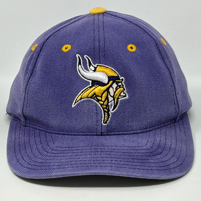 Minnesota Vikings Vintage 90s Hat NFL Purple Logo Athletic Baseball Cap