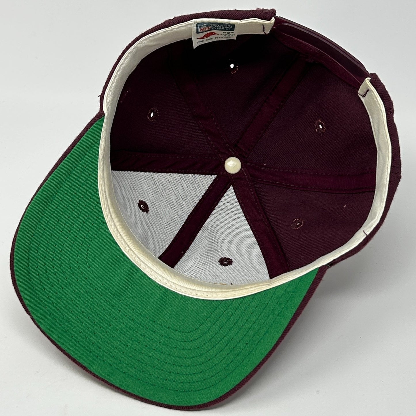 Vintage 90s Washington Redskins Hat Baseball Cap Commanders AJD Snapback Red