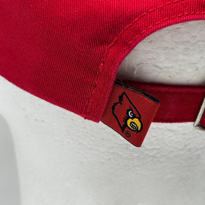 Louisville Cardinals Dad Hat Baseball Cap NCAA University UofL TOW Strapback Red - Neon Vintage