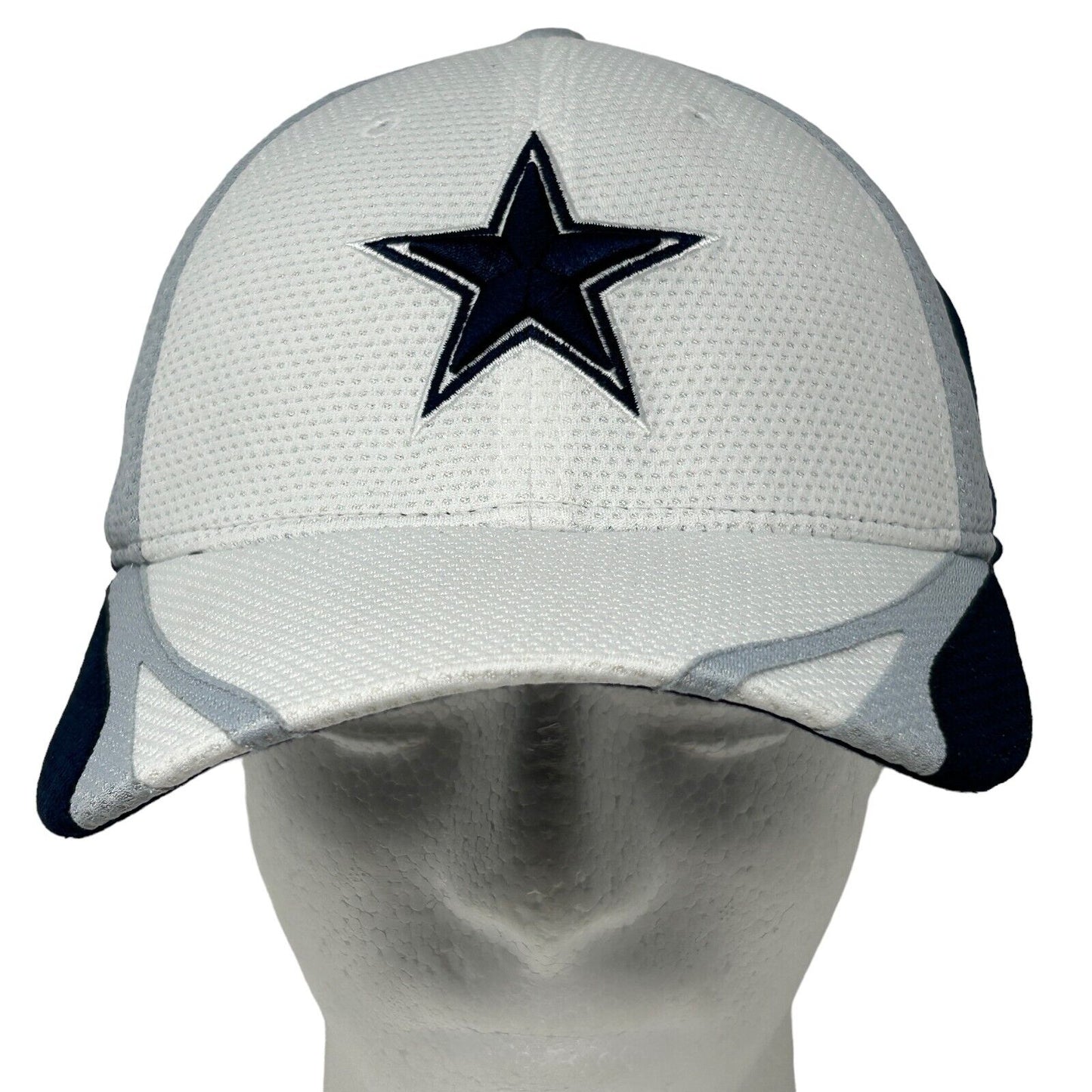 Gorra de béisbol NFL 39Thirty Flex de New Era en azul y blanco de los Dallas Cowboys talla S