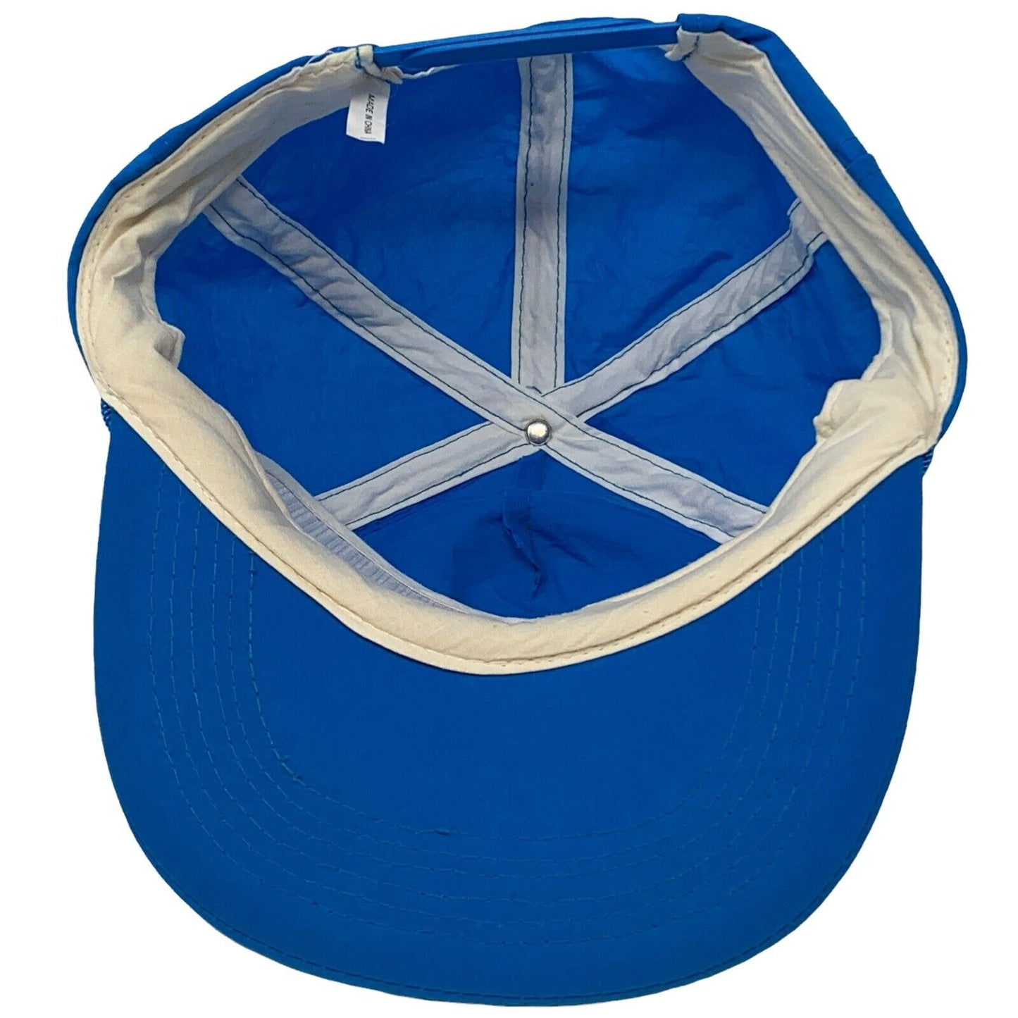 Gorra de béisbol vintage Conair Euro Collection con correa para el hombro, color azul, años 90