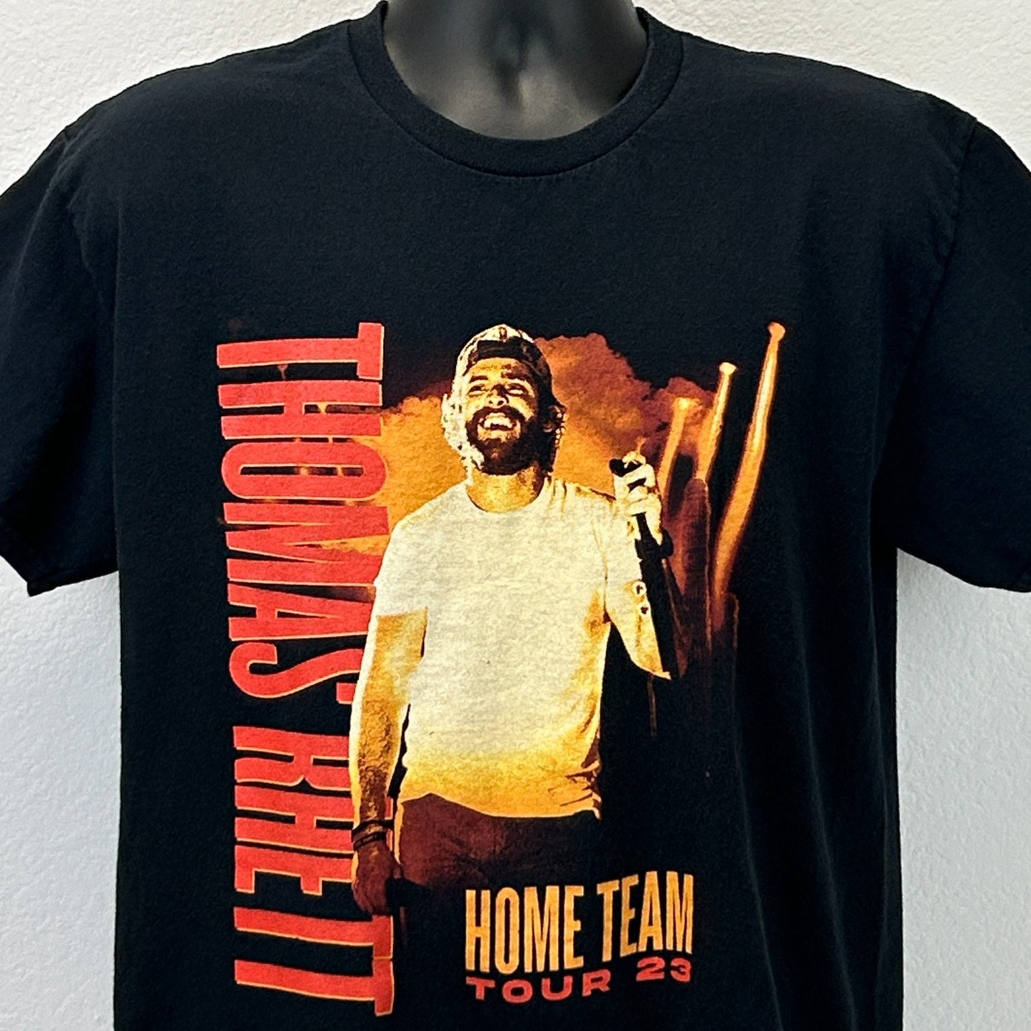 Thomas Rhett 2023 Tour T Shirt Concert Home Team Country Music Black Tee L Large