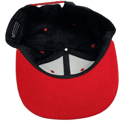 拉斯维加斯按扣帽子黑色红色白色赌场赌博 6 六片棒球帽