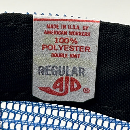 Vintage 80s Los Angeles LA Dodgers Trucker Hat Baseball Cap Mesh Snapback Blue