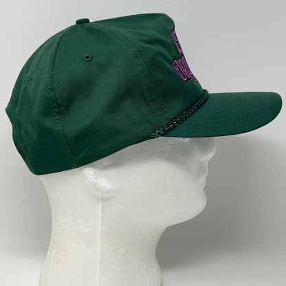 Vintage 90s Club Orleans Casino Las Vegas Hat Baseball Cap Hotel Snapback Green
