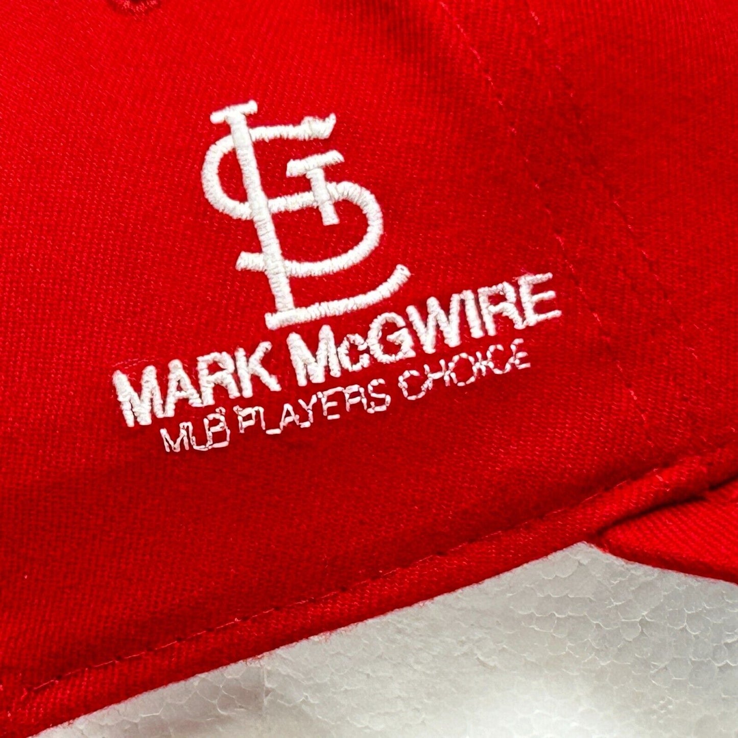 Mark McGwire 62 St Louis Cardinals Hat Vintage 90s New Era Snapback Baseball Cap