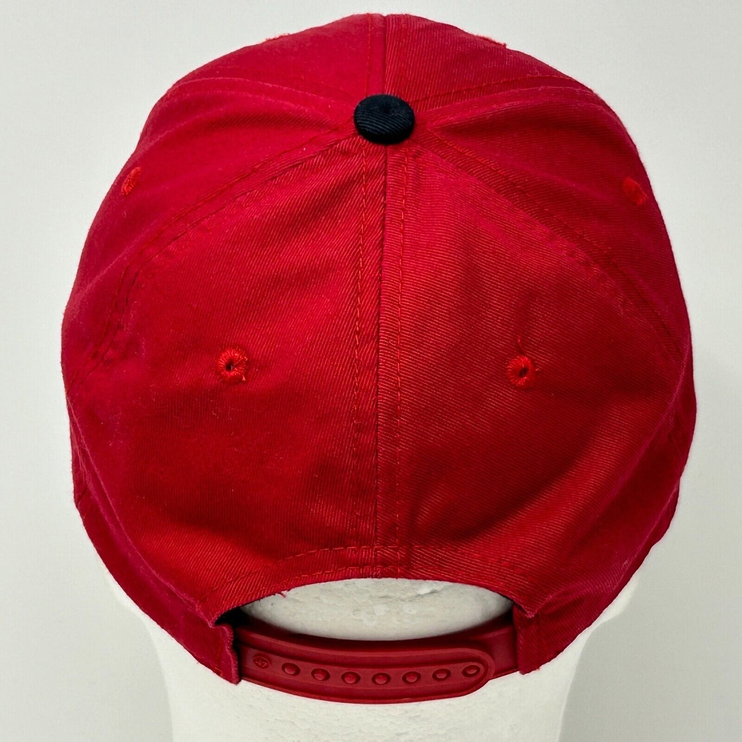 Gorra de béisbol de los Cincinnati Reds, gorra roja de seis paneles con cierre trasero tipo snapback de la marca 47 OSFA