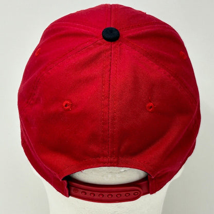 Gorra de béisbol de los Cincinnati Reds, gorra roja de seis paneles con cierre trasero tipo snapback de la marca 47 OSFA