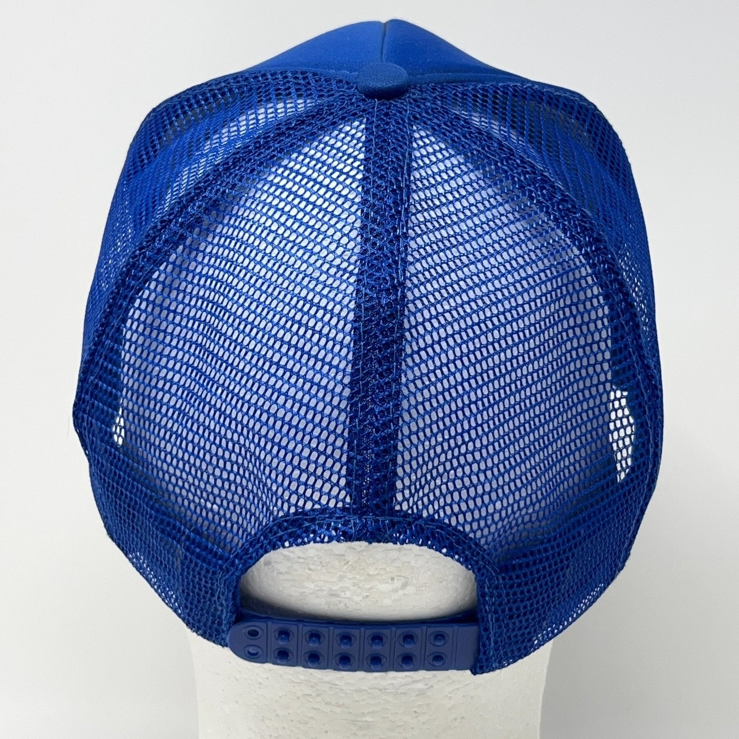 Vintage 80s Country Gold Tour 89 Trucker Hat Baseball Cap Mesh Snapback Blue