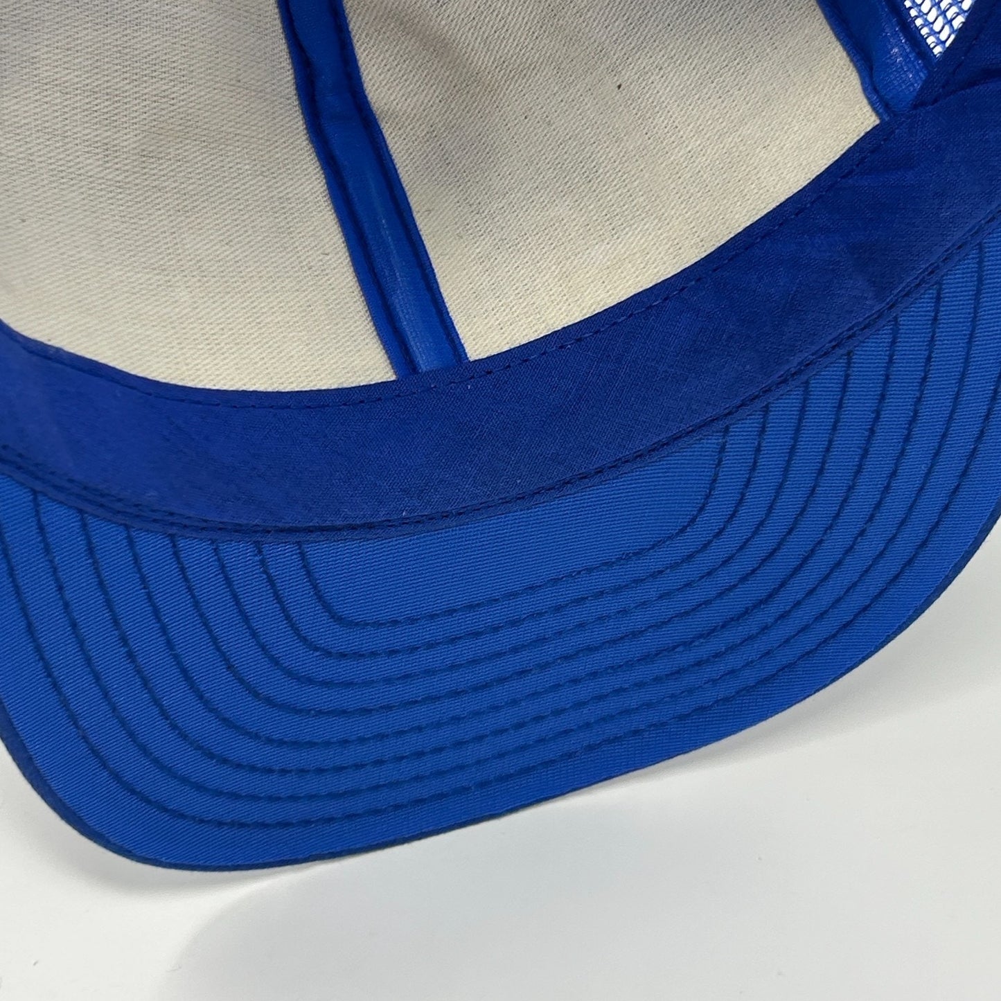 Vintage 80s NAPA Auto Parts Santa Rosa Trucker Hat Baseball Cap Snapback Blue