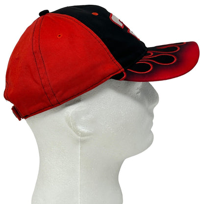 Dale Earnhardt 3 Flames Hat NASCAR RCR Richard Childress Racing Red Baseball Cap