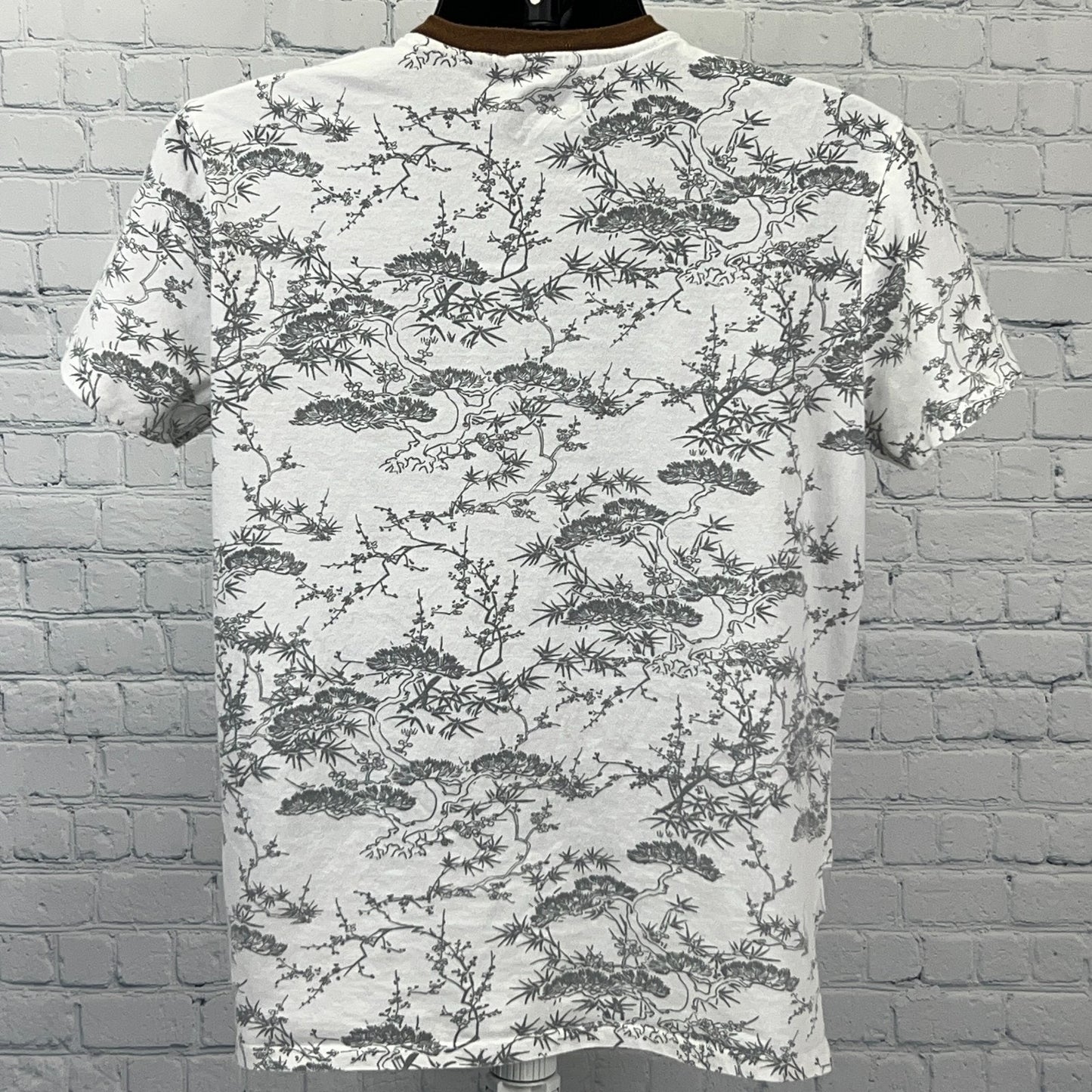Original Gravity Tokyo T Shirt Japan Bengal Tiger Cherry Blossoms White M Medium