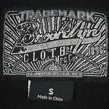 Brooklyn Cloth Peace MCMXCI Rose Yin Yang Hoodie Small Black Streetwear Graphic