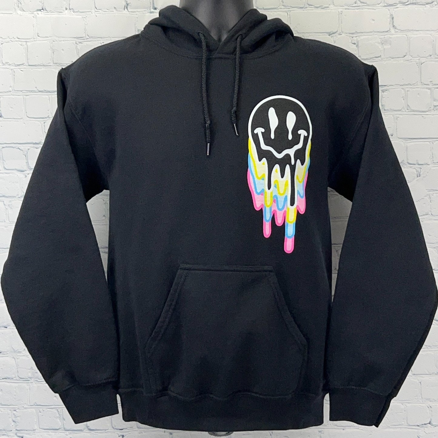Trippy Hoodie Hooded Sweatshirt Psychedelic Drugs Popular Poison Black S Small