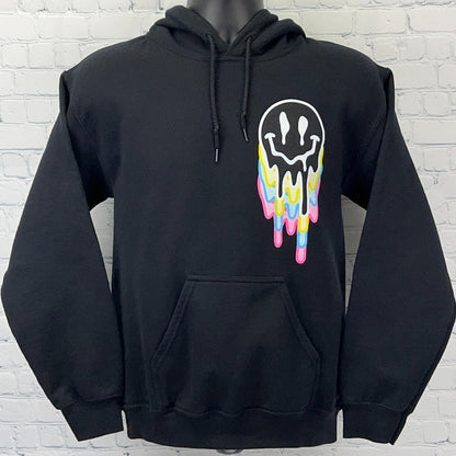 Trippy Hoodie Hooded Sweatshirt Psychedelic Drugs Popular Poison Black S Small