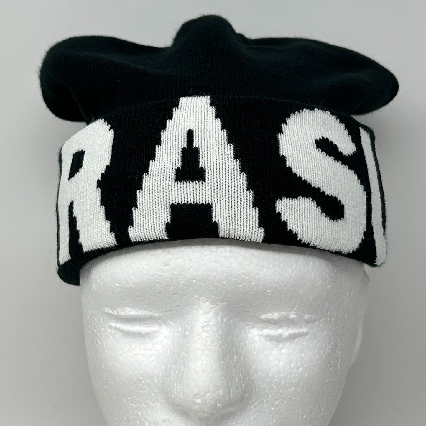 Parasuco Jeans Beanie Winter Hat Toque Streetwear Flip Cuffed Black