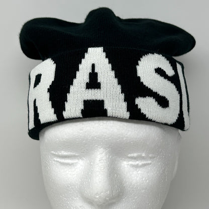 Parasuco Jeans Beanie Winter Hat Toque Streetwear Flip Cuffed Black