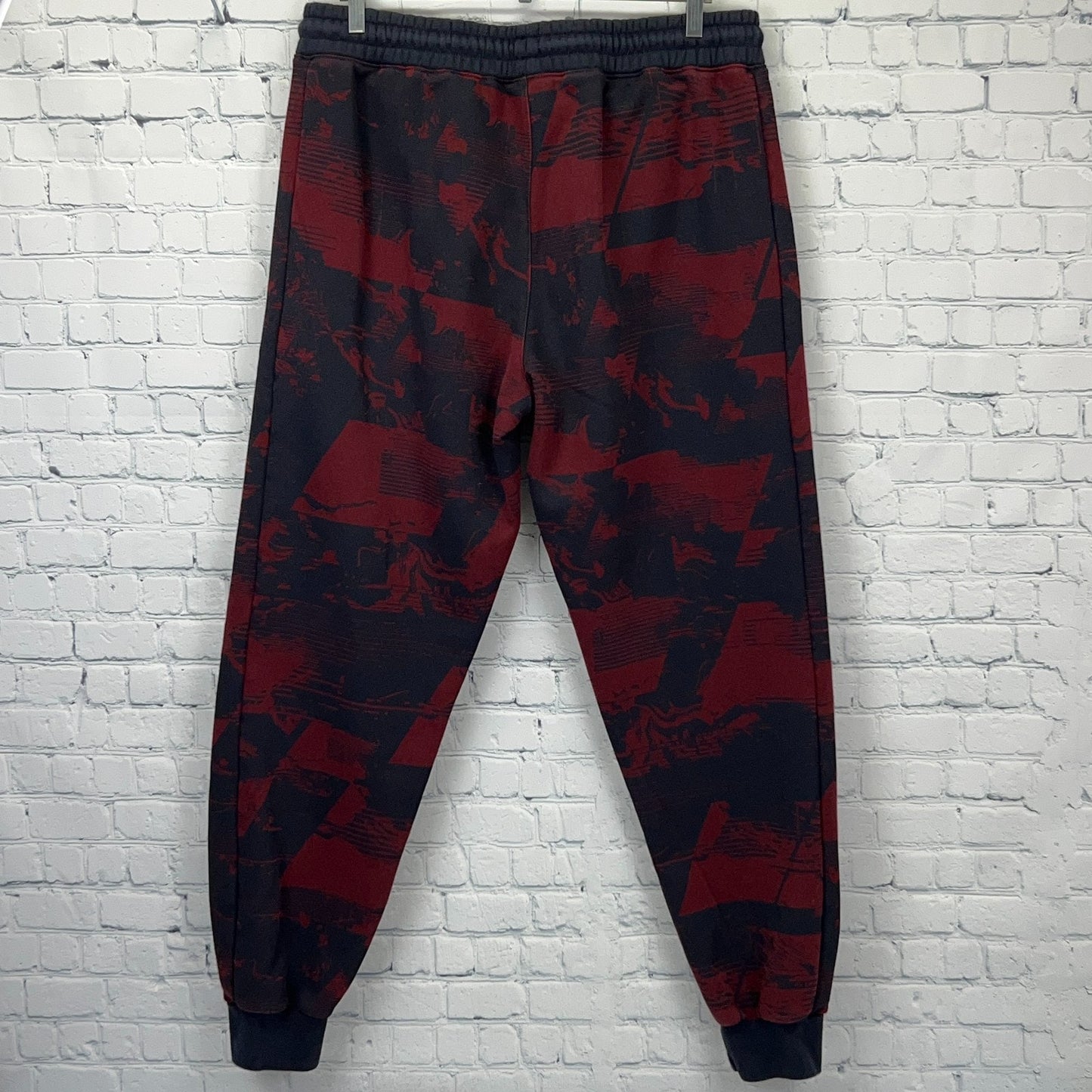 UFC Venum Sweatpants Joggers MMA Drawstring Pockets Red Navy Blue XL X-Large
