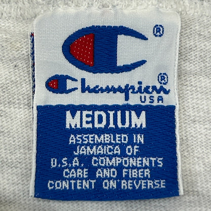 Vintage 90s Quads Bass Fishing Tournament T Shirt Lake Lonely NY Gray S Small