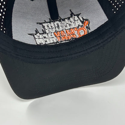 Orangetheory Fitness All Out Mayhem Trucker Hat Baseball Cap OTF Strapback Black - Neon Vintage