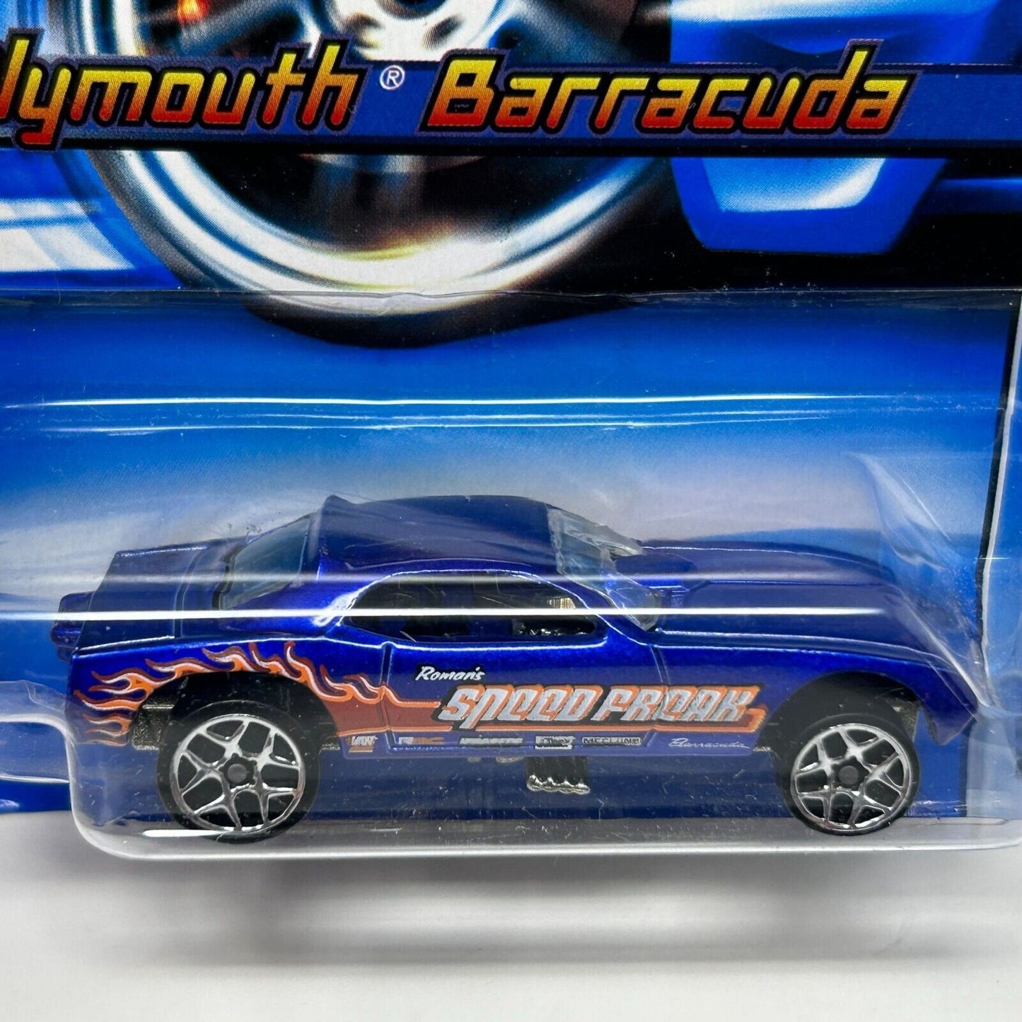 Plymouth Barracuda Hot Wheels Collectible Diecast Funny Car 2005 Blue New