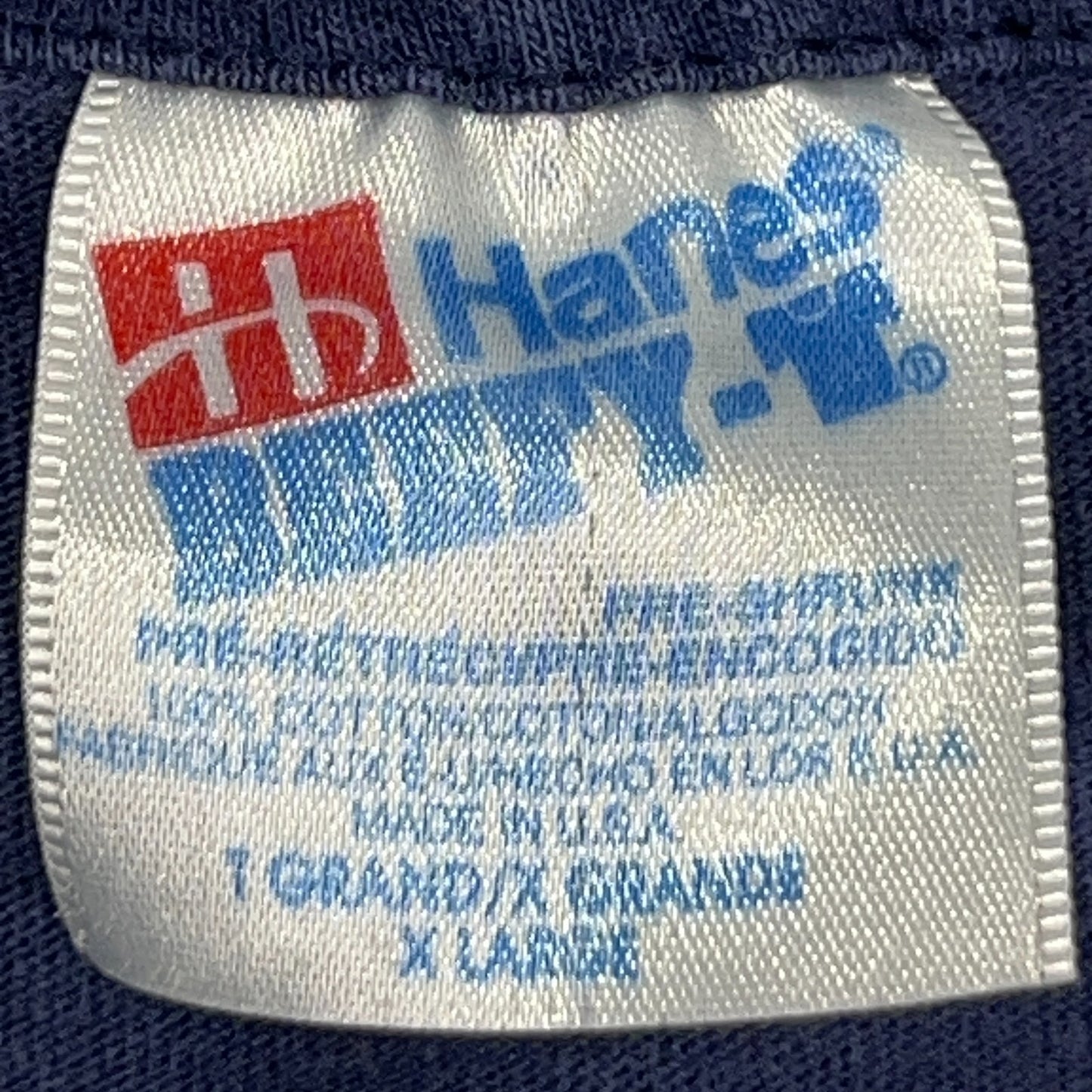 Vintage 90s Smith Emery Company 90 Years T Shirt Construction Blue XL X-Large