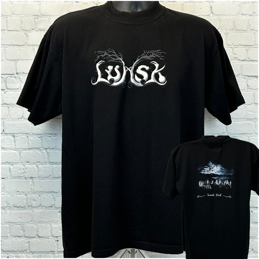 Vintage Y2Ks Lumsk Troll T Shirt Norwegian Folk Metal Band Black Mens L Large