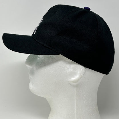 Vintage Colorado Rockies Hat Baseball Cap Sports Specialties Black Fitted 6 7/8