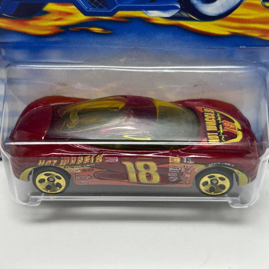 Chrysler Thunderbolt Hot Wheels Collectible Diecast Car Red Vintage 2002 New