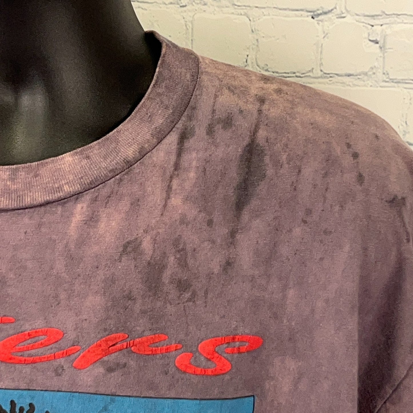 Vintage 90s Sisters T Shirt Black Pride African American USA Purple Womens 3X