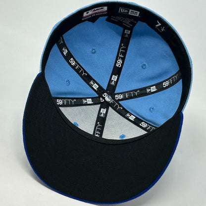 德州游骑兵棒球帽 浅蓝色 New Era 59Fifty MLB 合身 7 1/4