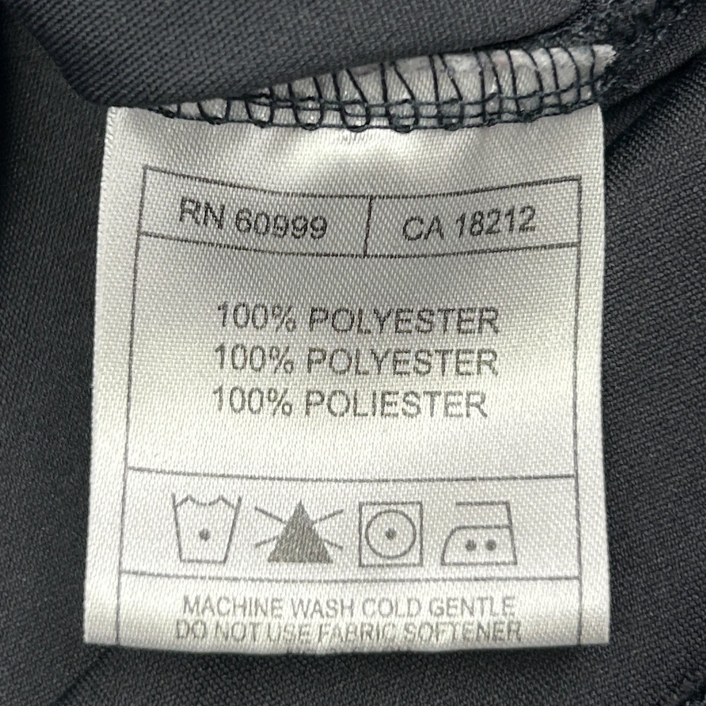 Las Vegas Golden Knights 2018 Stanley Cup Polo Shirt Antigua Black XL X-Large