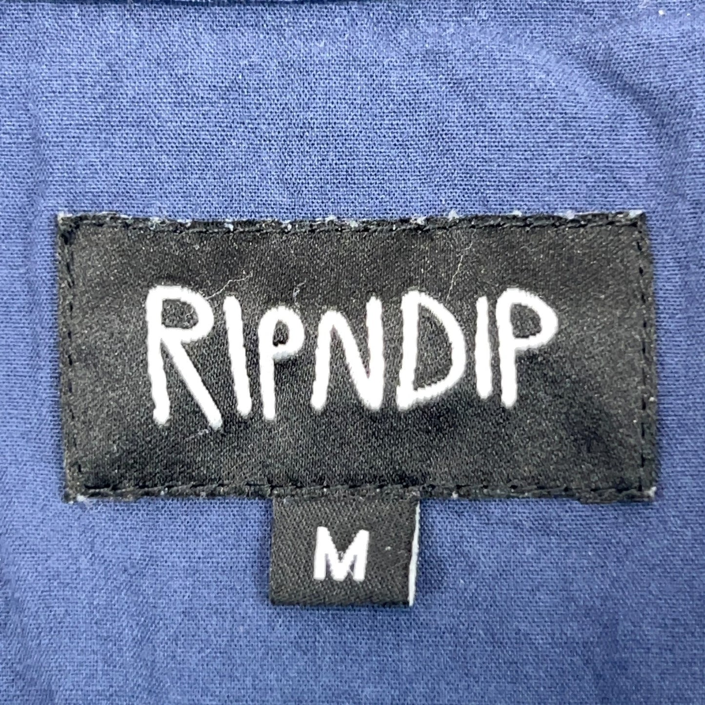 RIPNDIP The Great Wave of Nerm Ripstop Shirt Jacket Skater Skating Blue M Medium
