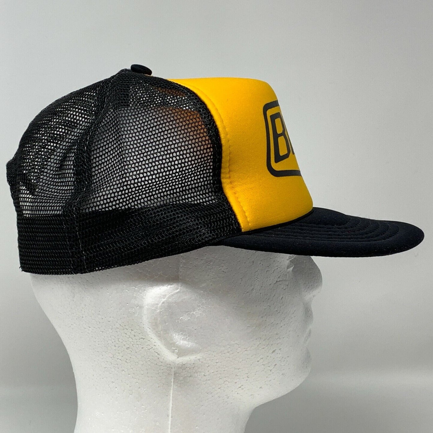 BGI Black Gold Industries Vintage 90s Trucker Hat Mesh Snapback Baseball Cap