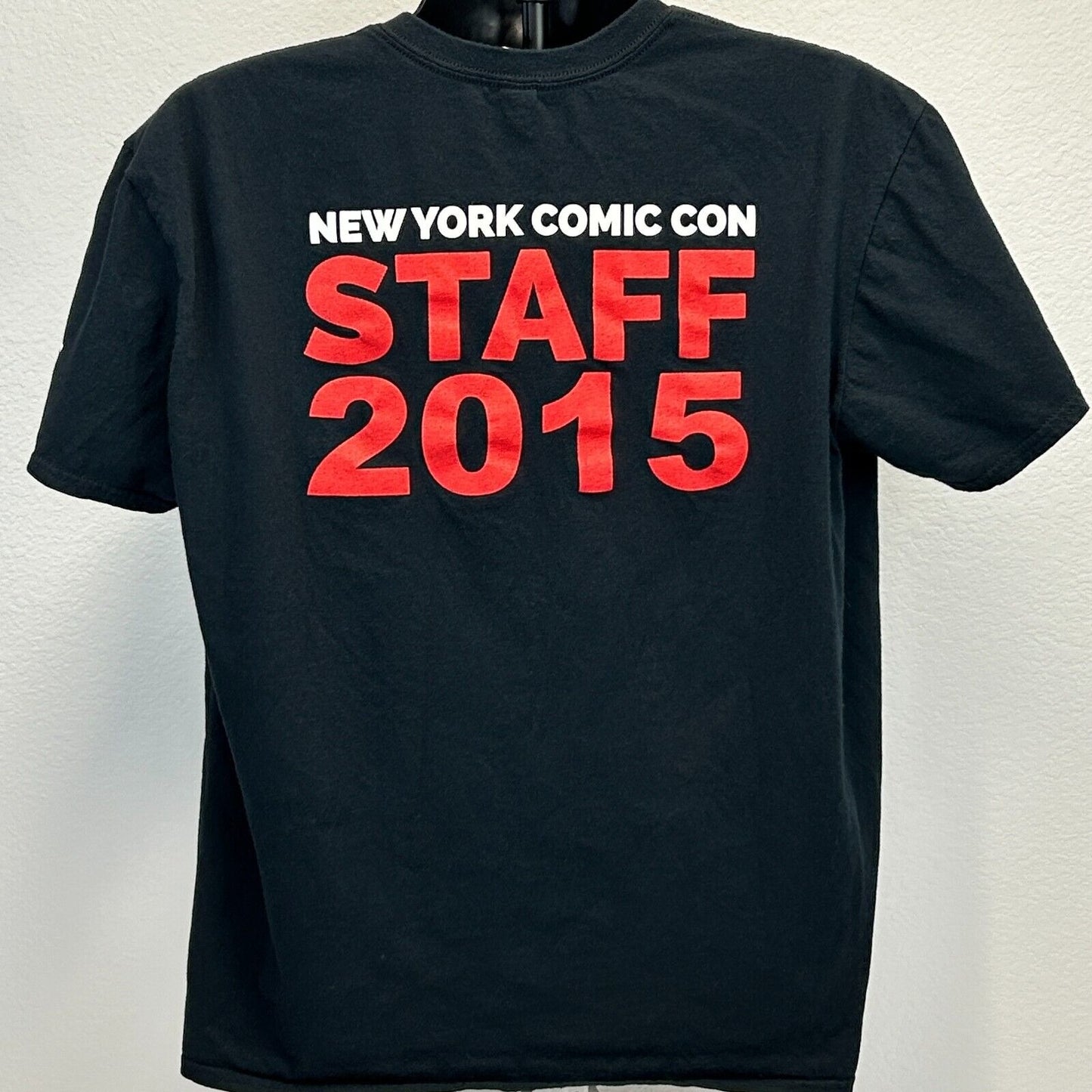 New York Comic Con 2015 T Shirt Mens X-Large NYCC Comic Book Convention Black