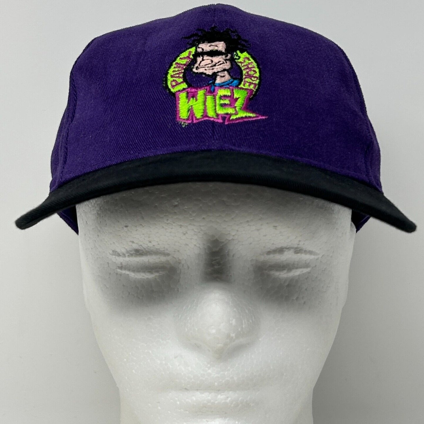 Vintage Pauly Shore Wiez Baseball Hat Cap Comedian The Weasel Snapback Purple