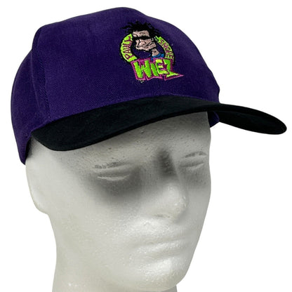 Vintage Pauly Shore Wiez Baseball Hat Cap Comedian The Weasel Snapback Purple